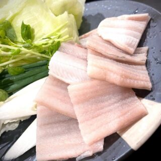 お客様のご要望で再びメニュー登場の穴子…