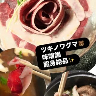 この冬の推しメニューは熊鍋！ 深い旨み…